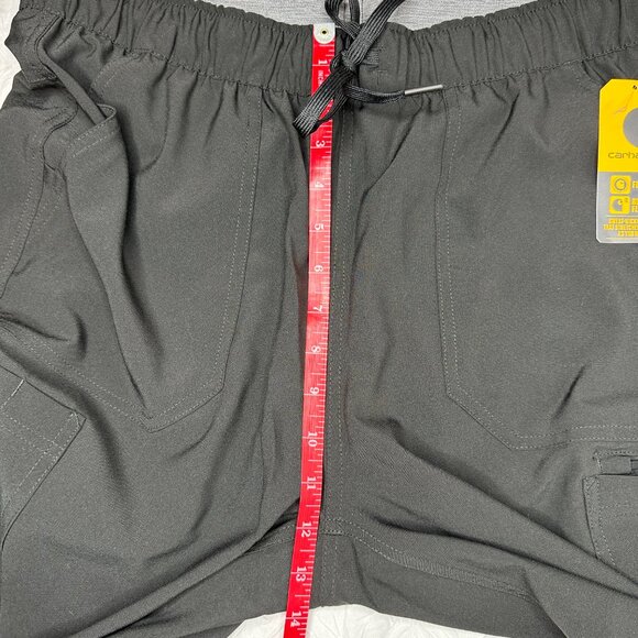 NWT Carhartt Women Force Cross Flex Black Pants, Large Utility Scrubs Workwear - Picture 4 of 7
